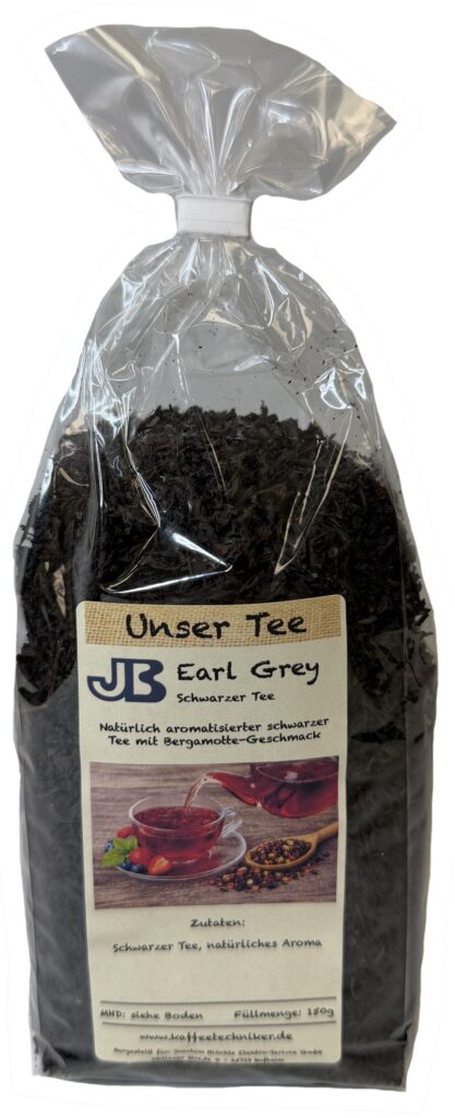 JB Unser Tee Earl Grey - Schwarzer Tee, 150 g