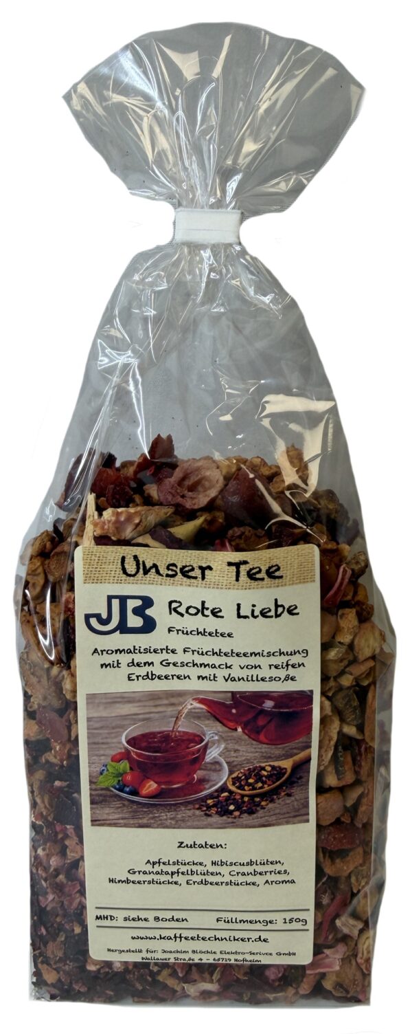 JB „Unser Tee“ Rote Liebe, 150 g